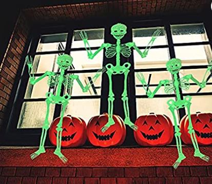 glow in the dark skeletons